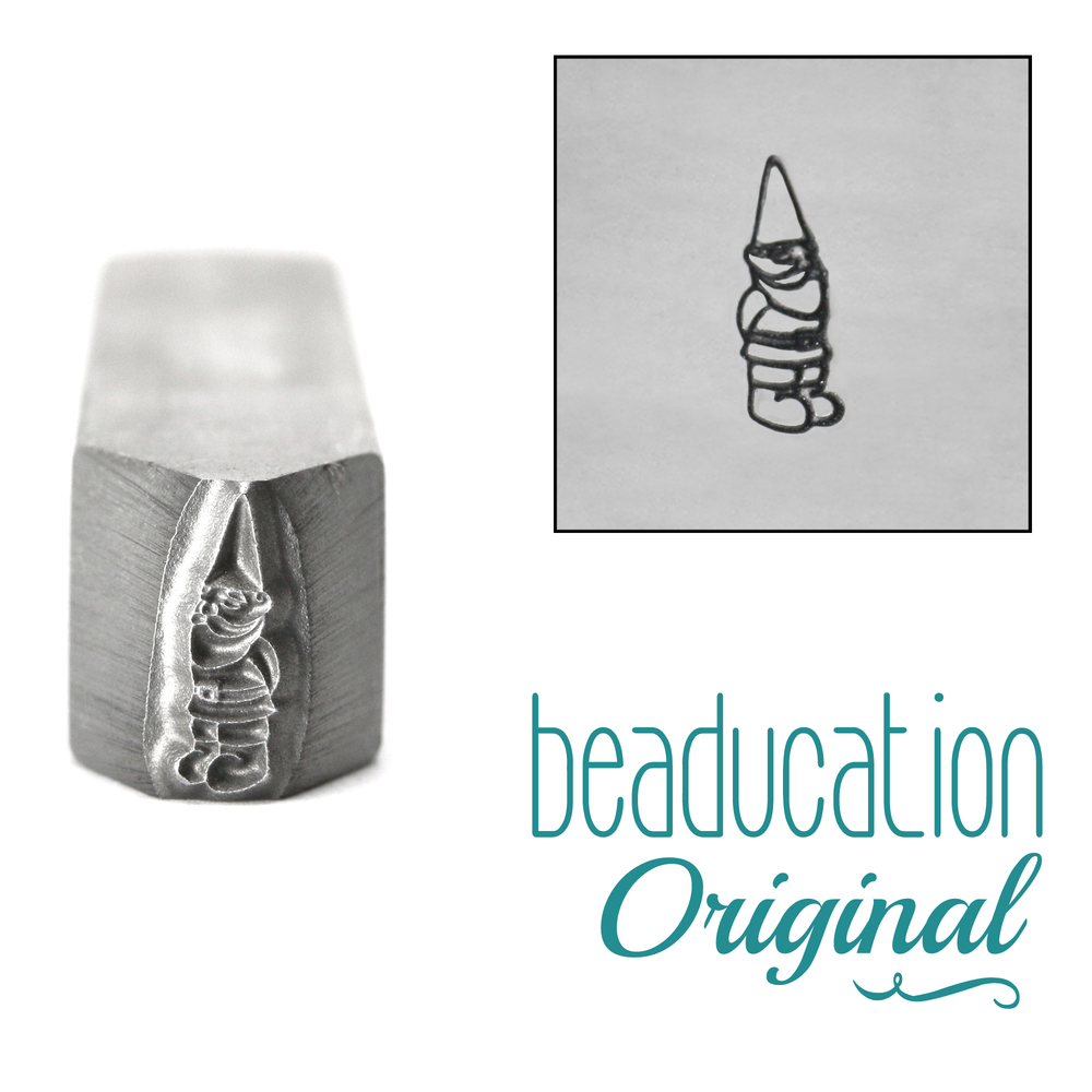Metal Stamping Tools Gnome Metal Design Stamp, 9.5mm - Beaducation Original